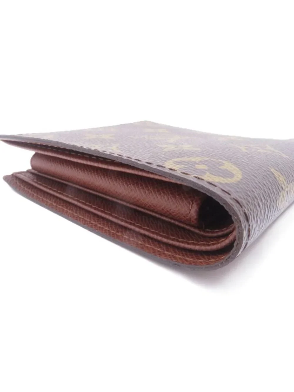 Louis Vuitton Portefeuille Cartes Credit Monet Monogram Bifold Wallet Canvas